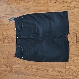 NWT! Banana Republic black jean skirt! 18!